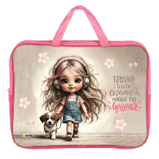 ПМД 2-20 Верный друг -папка менеджера А4(ручка - тесьма),п/э с диз.,  350х265x45 мм