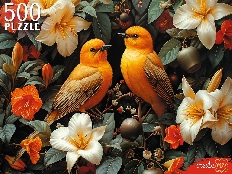 ПАЗЛЫ 500 элементов. ЗОЛОТЫЕ ПТИЦЫ  (арт.П500-7617)