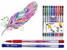 Набор ручек шариковых M-5700-10, SAILOR, 10 цв., серия Smart Ink, чернила на масляной основе (Индия)