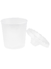 Стакан-непроливайка, одинарный СТАНДАРТ ПРОЗРАЧНЫЙ (С-3303), кратно 10