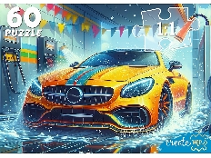 ПАЗЛЫ 60 элементов. АВТОМОЙКА (арт. УК60-0221)